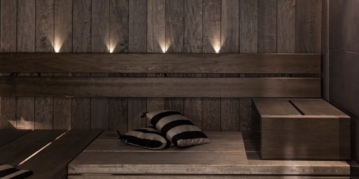 protected sauna paneling