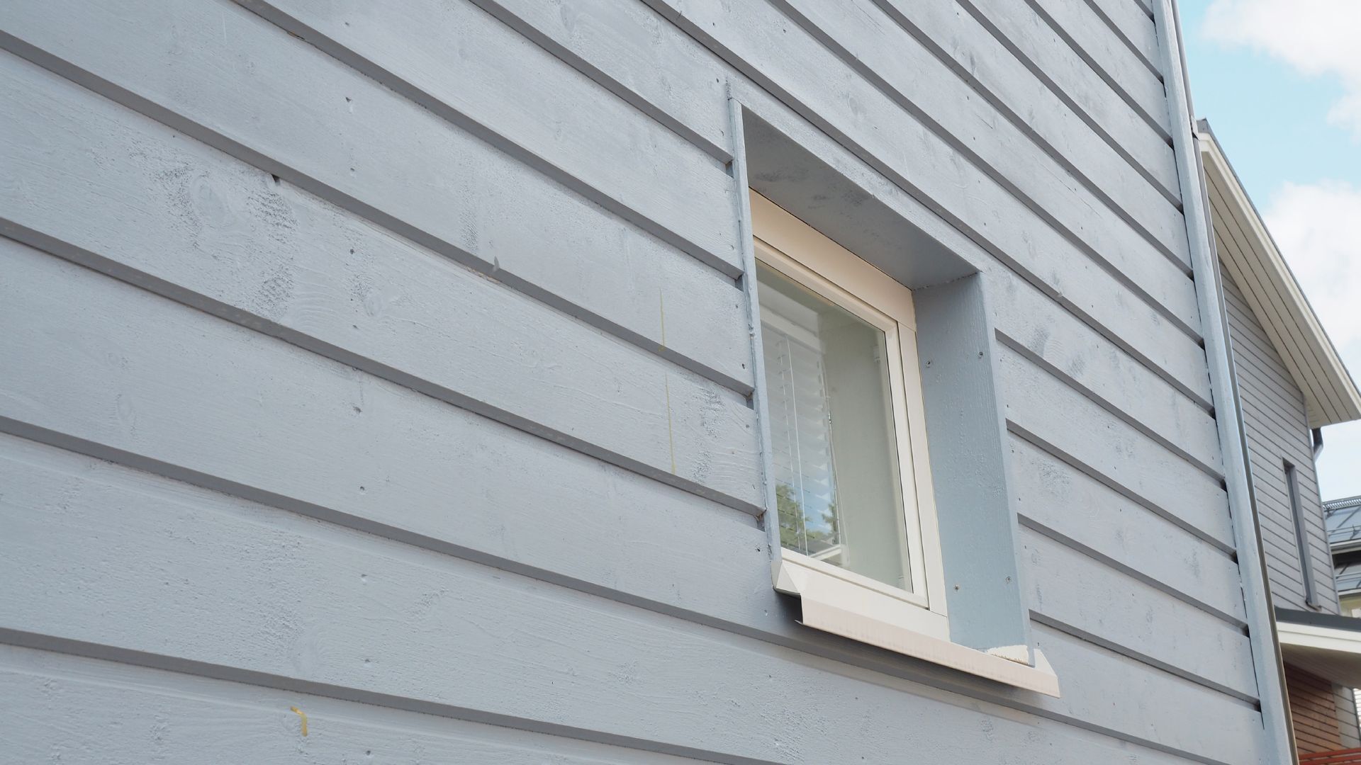 Wooden facade