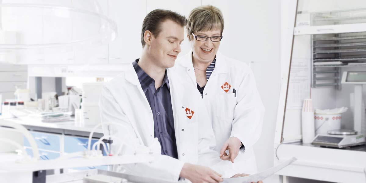 laboratory workers