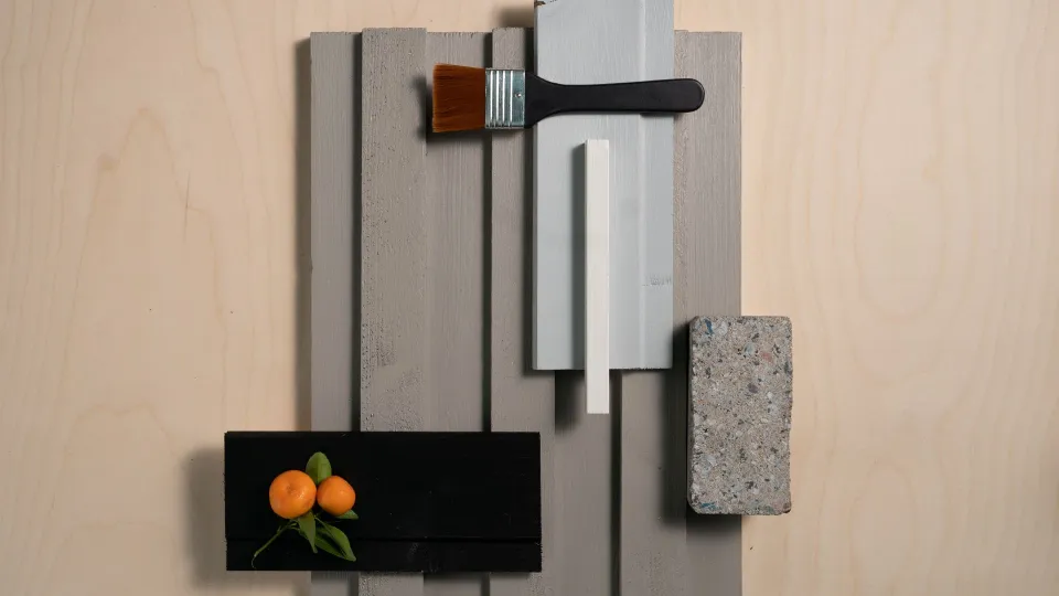 testing house paint colour