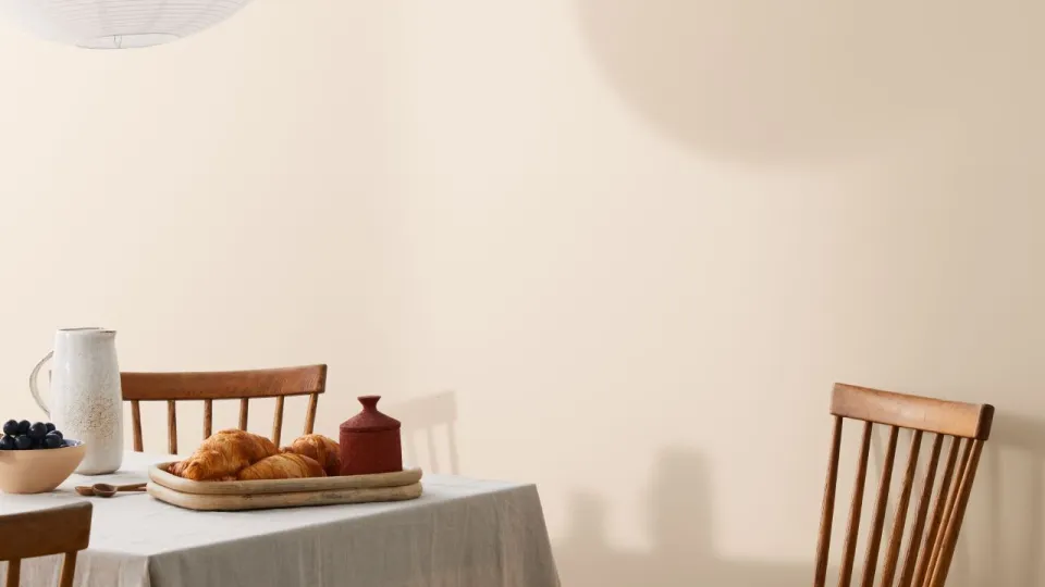 Painted kitchen wall