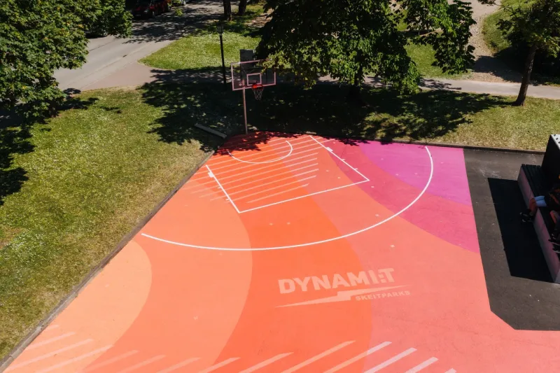 Tikkurila's support for the creation of Cēsis skate park