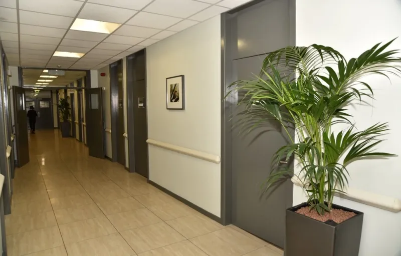 Hospital hallway